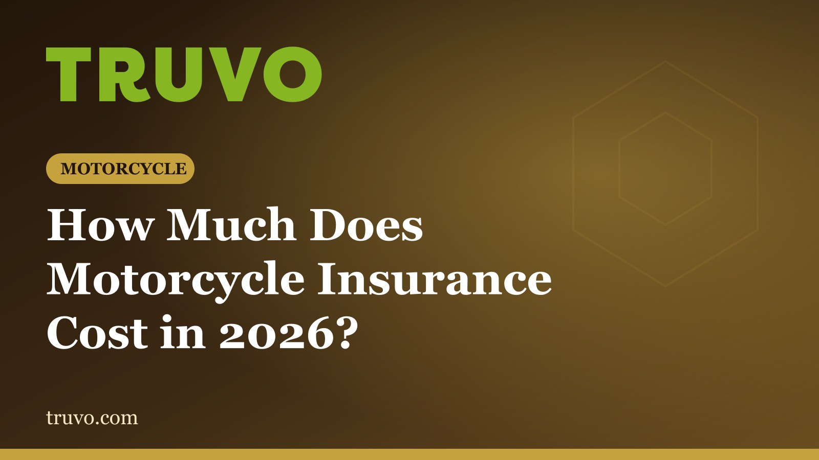 How Much Does Motorcycle Insurance Cost in 2026?