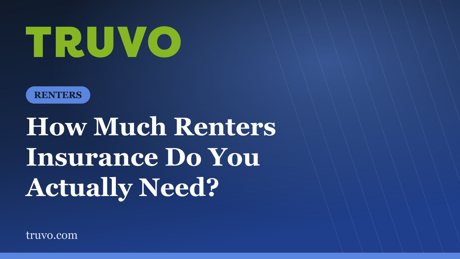 How Much Renters Insurance Do You Actually Need?