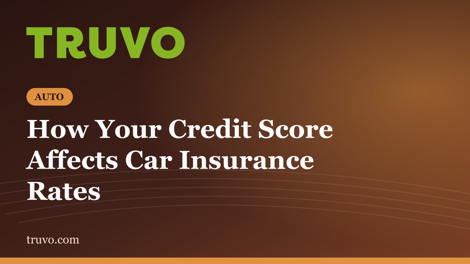 How Your Credit Score Affects Car Insurance Rates