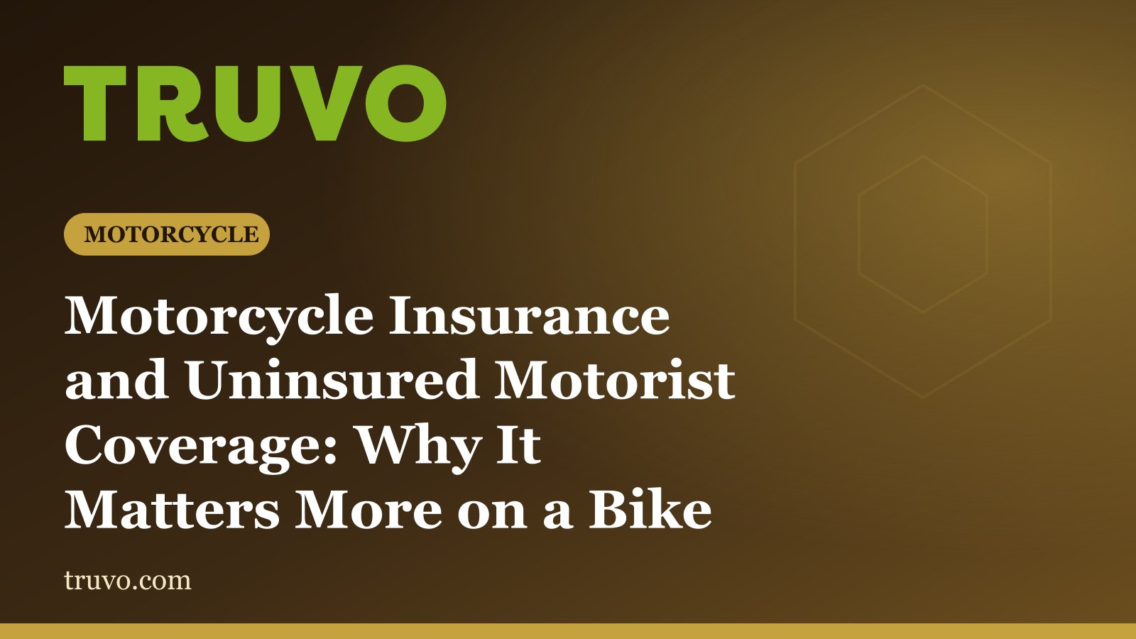 Motorcycle Insurance and Uninsured Motorist Coverage: Why It Matters More on a Bike