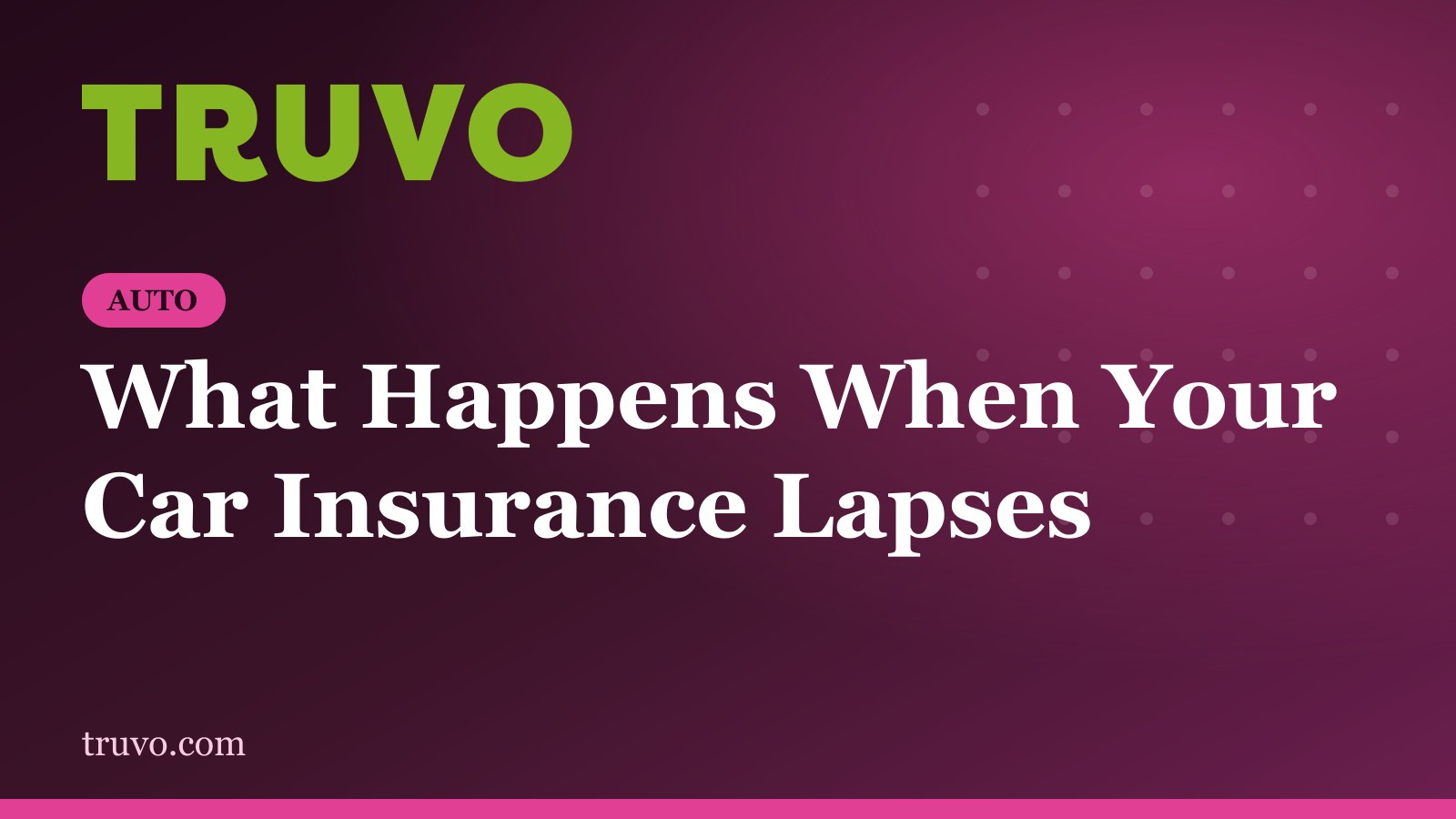 What Happens When Your Car Insurance Lapses